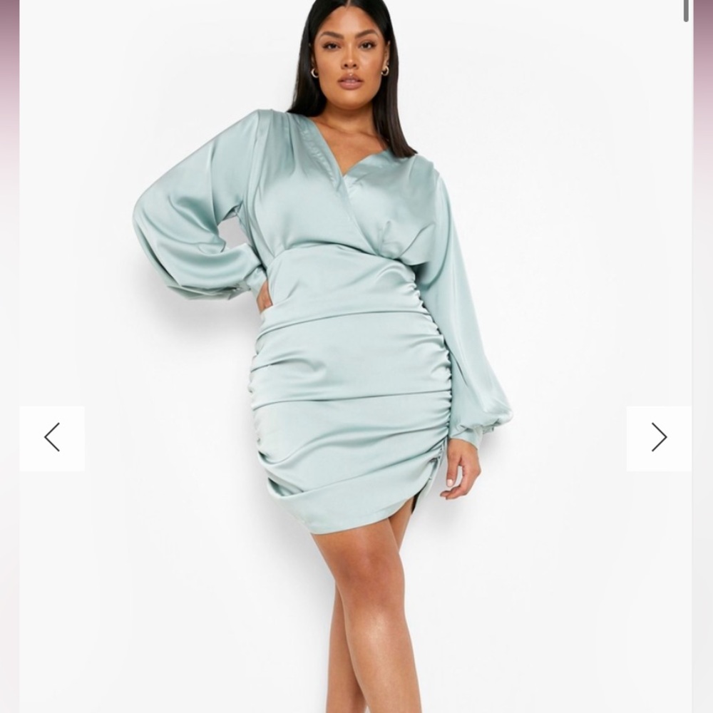 Satin Dress Plus size